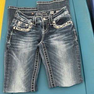 MISS ME Mid-Rise Boot Cut Jeans, Size 24 beautiful. Just didn't fit me .